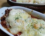 餃子の皮でカレーラザニア風作り方4写真