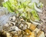ワンパン 白菜と豚こまのすき焼き風煮物作り方17写真