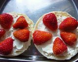 苺×クリチのココナッツ風味トースト作り方2写真