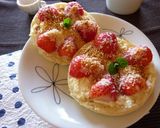 苺×クリチのココナッツ風味トースト作り方5写真
