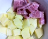 超簡単..丼で.10分.ジャーマンポテト作り方2写真