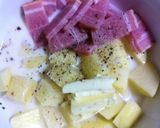 超簡単..丼で.10分.ジャーマンポテト作り方3写真