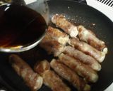 ➏　肉巻豆腐の甘醤油焼き　➏作り方8写真