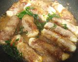 ➏　肉巻豆腐の甘醤油焼き　➏作り方9写真