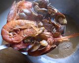 オーブン皿で☆旨味たっぷり♪パエリア☆作り方8写真