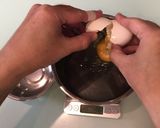 玉子２個で作る、ダブルクリームメロンパン作り方2写真