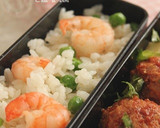 エビと新玉ねぎとグリーンピースのピラフ作り方8写真
