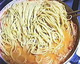 蟹のトマトクリームパスタ作り方5写真
