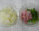 ドレッシングde和風スパゲティ♬作り方1写真