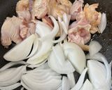 鶏肉と白菜と玉ねぎの卵とじ丼作り方3写真