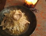 簡単♪もやしときのこと豚肉で炒め蒸し作り方3写真