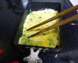 甘くない　大人味のネギ入り簡単卵焼き作り方3写真