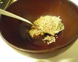 お湯を注ぐだけの、自家製ごまスープ作り方1写真