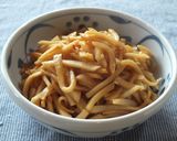 塩麹で♪筍のきんぴら作り方3写真