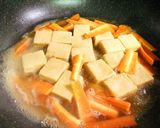 高野豆腐とほうれん草の卵とじ作り方3写真