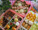 ハート型で簡単ぶうぶうちゃんおにぎり作り方16写真