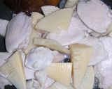 筍と鶏肉のにんにく味噌炒め作り方2写真