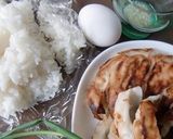 餃子のリメイク、塩麹の味付けで焼き飯を作り方1写真
