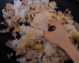 餃子のリメイク、塩麹の味付けで焼き飯を作り方3写真