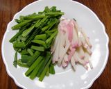 蒲鉾入り☆ニラたまご焼き作り方1写真