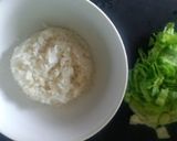 甘辛シーチキンと塩麹いり卵の麦ご飯朝丼作り方3写真