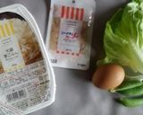 甘辛シーチキンと塩麹いり卵の麦ご飯朝丼作り方8写真