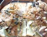 軸＆茎メイン♡食感をたのしむ和風トースト作り方3写真
