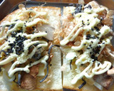 軸＆茎メイン♡食感をたのしむ和風トースト作り方4写真