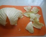 キャベツとアンチョビのパスタ作り方1写真