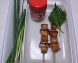 焼き鳥スープ丼・自己流で作りました！作り方1写真