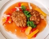 たけのこ入り肉団子の甘酢あんかけ作り方8写真