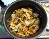 筍とワラビの炊き込みご飯作り方4写真