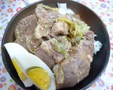 豚バラの塩こうじ入り味噌照り丼作り方6写真