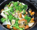 鮭と季節の野菜の生クリーム仕立て作り方4写真