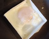 牛乳パックで四角い目玉焼き♪作り方4写真