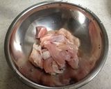 鶏胸肉のニンニク醤油天ぷら作り方1写真