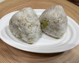 白米:もち麦2:1プチプチ枝豆のおにぎり作り方7写真