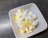 サラダ感覚で♡和風白菜チーズトースト作り方1写真