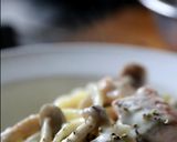 牛乳不使用のサーモンのクリームパスタ作り方5写真