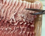 お肉ゴロゴロ、蓮根シャキシャキ炒め作り方1写真