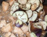 鶏むね肉と茄子の香味黒酢炒め作り方8写真