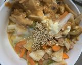 お一人様野菜たっぷり赤味噌天津飯味親子丼作り方21写真