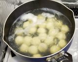 豆腐でかたくなりにくいみたらし団子作り方2写真