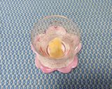 冷たい🩷白桃ジャム氷入りウーロン茶🍑✨作り方4写真