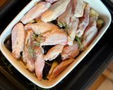 手羽中と茄子のグリル。ローズマリー風味。作り方4写真