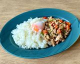 【ポリ袋で簡単】湯せん ガパオライス作り方12写真