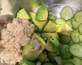 アボカドとレタスのわさび醤油ツナマヨサラダ作り方3写真