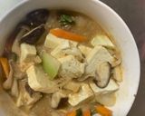 お一人様簡単洋風甘辛オイ梅味豆腐野菜炒め作り方21写真