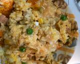 レンジ簡単洋風ビリヤニ風味炒飯弁当作り方12写真