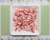 簡単夏の夕飯昼食豚ばらオクラもやし檸檬バター炒め作り方6写真